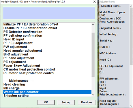 download epson adjustment program l110
